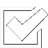 ✓